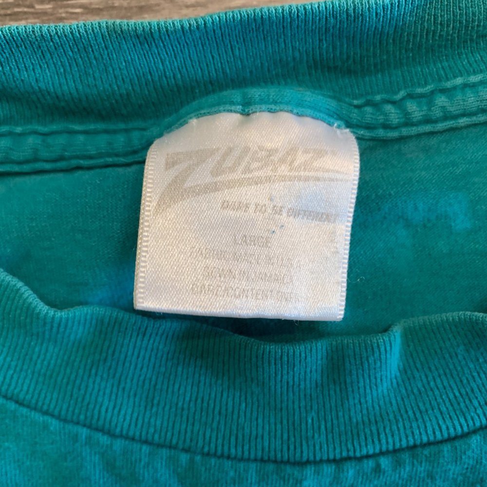 Vintage Zubaz NFL Miami Dolphins Shirt Sz. L - Picture 3 of 8